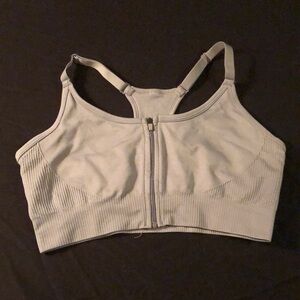 Zip Front Sports Bra (No Tag- Large)